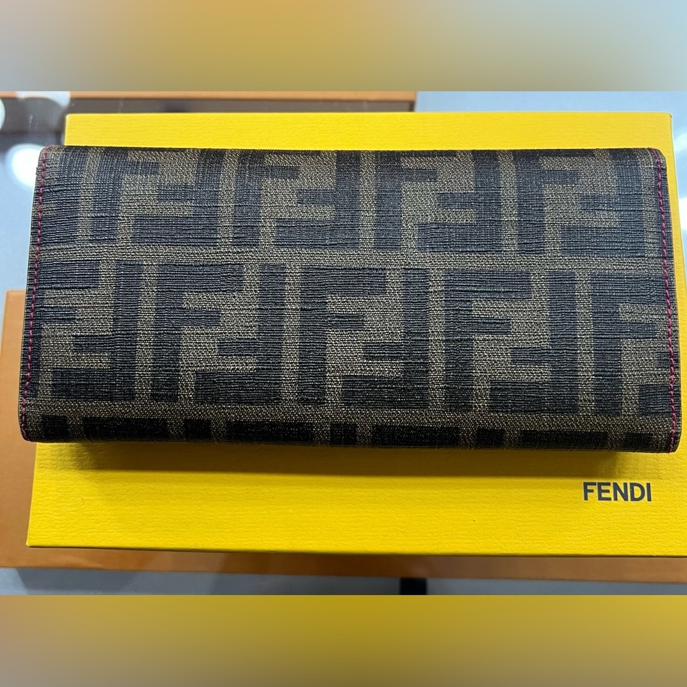 Vintage FENDI Zucca Print Wallet